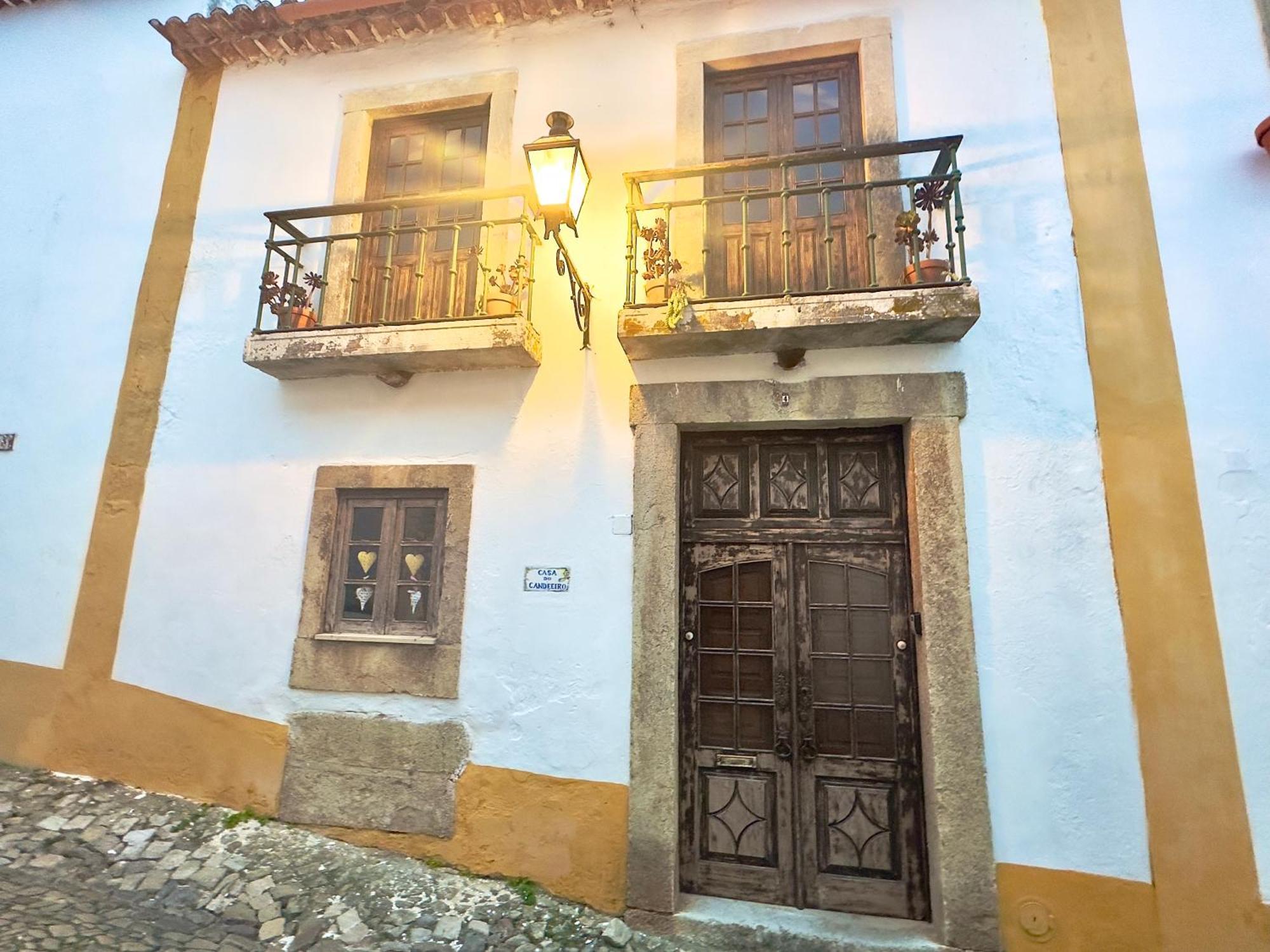 Casa Do Candeeiro โอบิดอส ภายนอก รูปภาพ